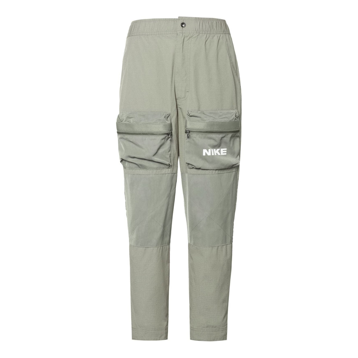 Men's Nike 3D Big Pocket Logo Printing Sports Pants/Trousers/Joggers Light Green DC6958-320