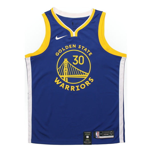 Nike Steph Curry Icon Edition Golden State Warriors Jersey Blue AV4947-496