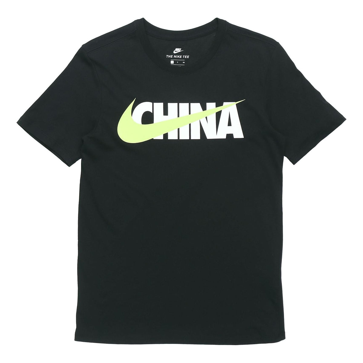 Nike Logo Alphabet Printing Short Sleeve Black AQ5189-017