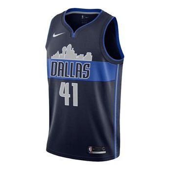 Nike NBA Jersey Dirk Nowitzki Basketball Vest Mavericks 41 limited Blue 877202-420