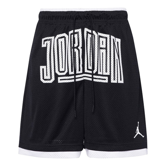 Men's Jordan Sport Dna Contrasting Colors Logo Mesh Breathable Sports Shorts Black DA7207-010