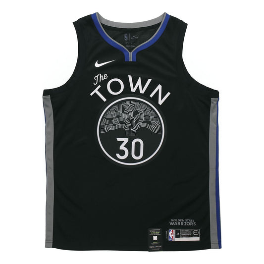 Nike NBA City limited Jersey SW Fan Edition 2019-2020 Season Golden State Warriors Curry 30 Black AV4638-014