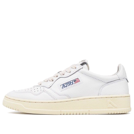 (WMNS) Autry Medalist Low Goatskin 'White' AULW-GG04