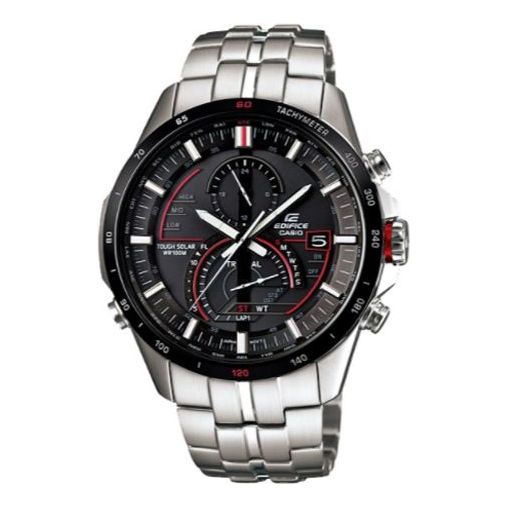 CASIO EDIFICE Solar Powered Mens Black Analog EQS-A500DB-1A