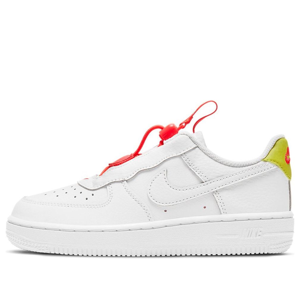 (PS) Nike Force 1 Toggle 'White Bright Crimson' CU5287-102