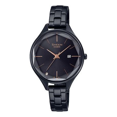 Casio Sheen Minimalistic Business Analog Watch 'Black Gold' SHE-4062BD-1AUPR-PERSON