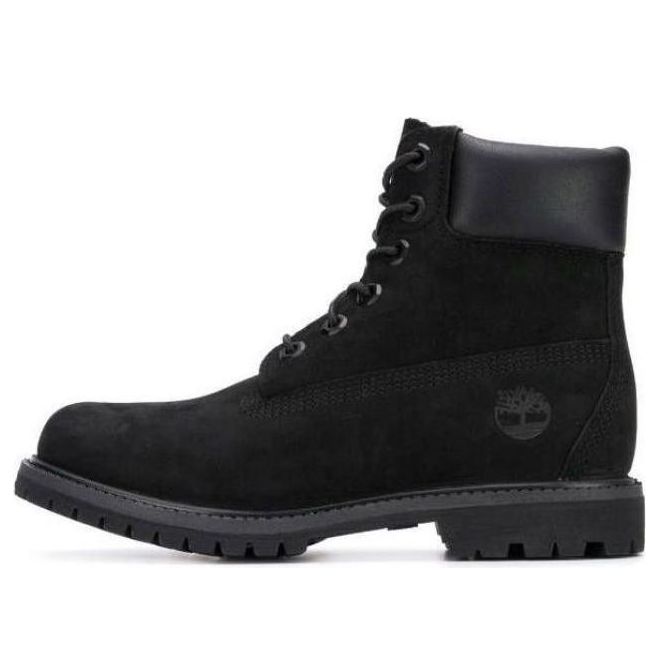 (WMNS) Timberland Premium 6 Inch Boot 'Black Nubuck' TB08658A0011