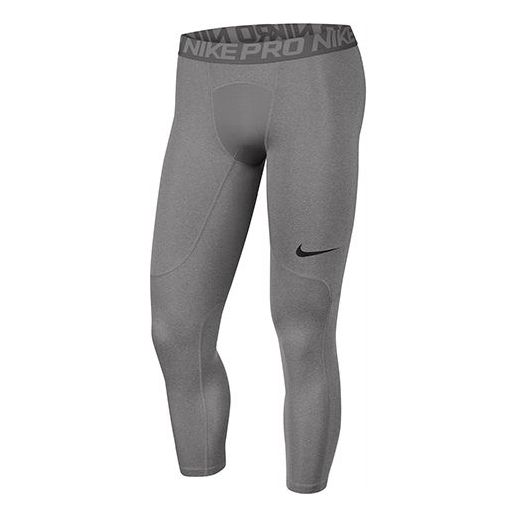 Nike Pro Quick Dry Training Running Sports Tight gym pants Gray CJ5121-091