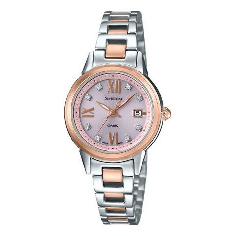 CASIO SHEEN Solar Powered Quartz Waterproof Sapphire Crystal SHE-4522SG-4A-PERSON
