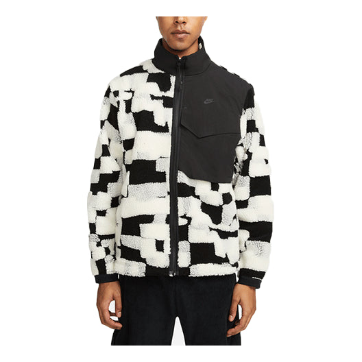 Nike Colorblock Stand Collar Long Sleeves Jacket White DD6633-010