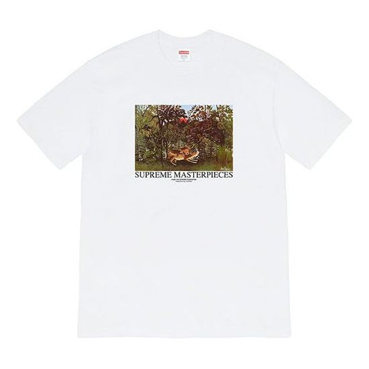 Supreme landscape Printing Short Sleeve Unisex White SUP-SS20-331