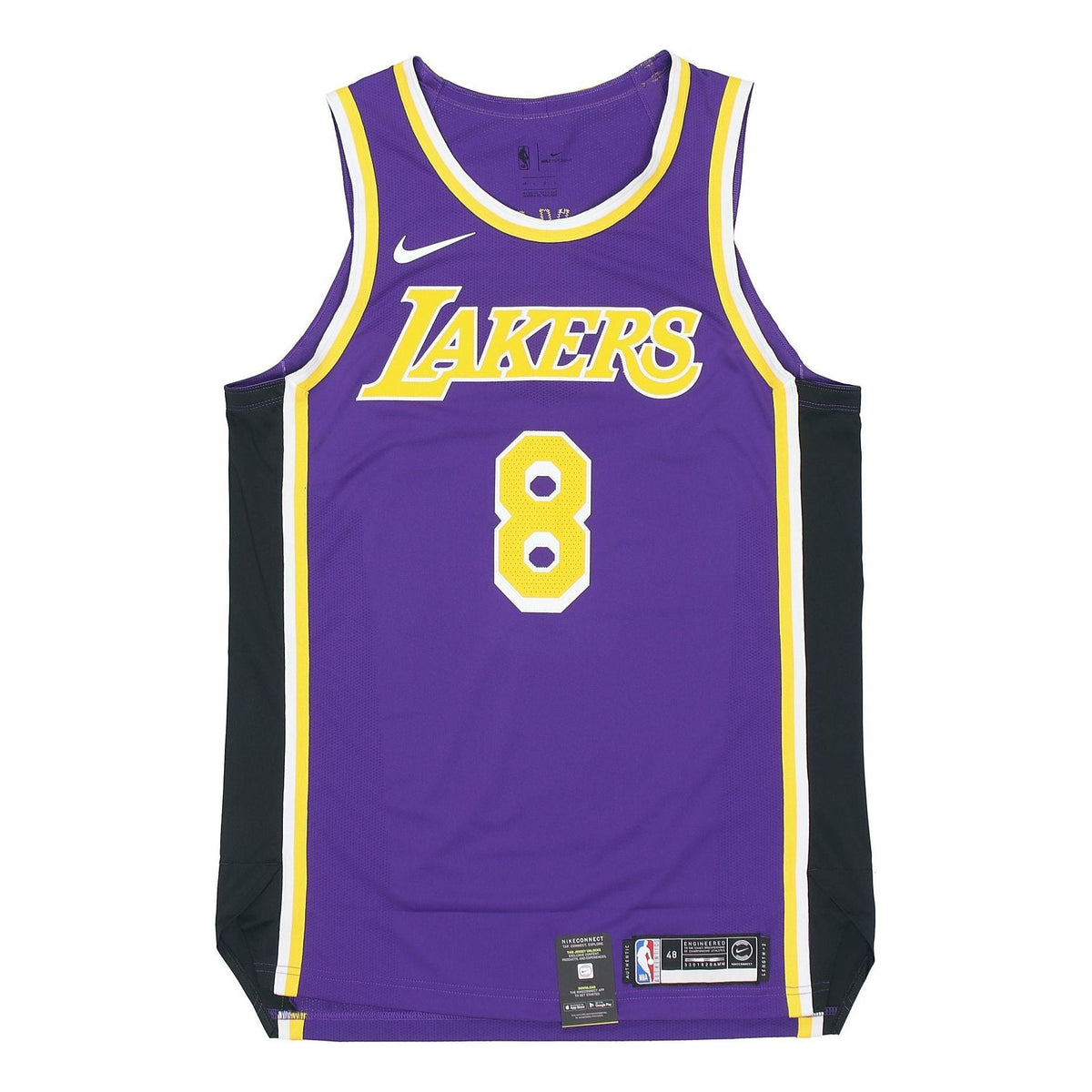 Nike NBA AU Player Edition Kobe Bryant Los Angeles Lakers No. 8 Sports Basketball Jersey/Vest Purple AV1228-504