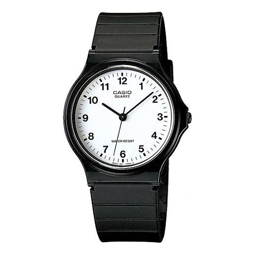CASIO Collection Unisex Black White Analog MQ-24-7BLL