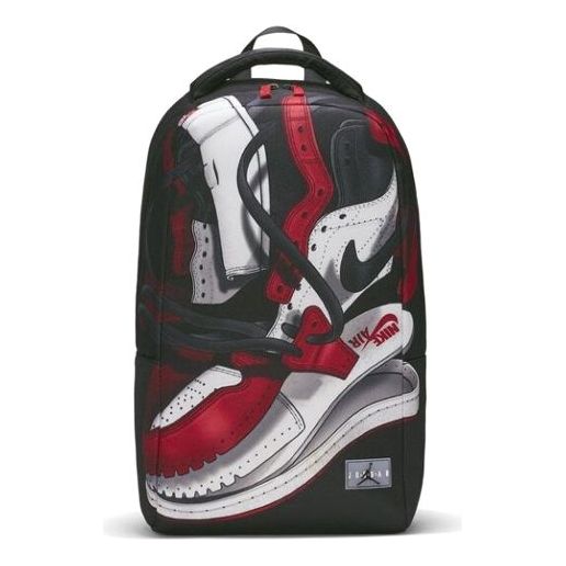 Air Jordan Graphics Backpack 'Black Red' 9A0484-KR5