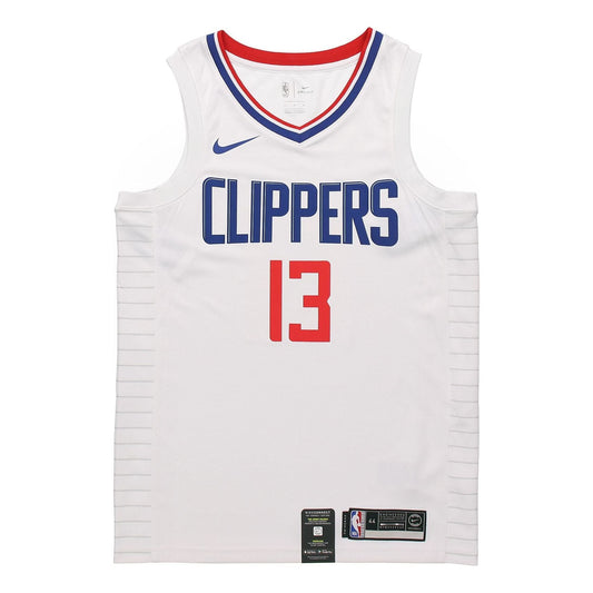 Nike NBA limited SW Fan Edition Los Angeles Clippers George No. 13 Basketball Jersey/Vest White 865185-108