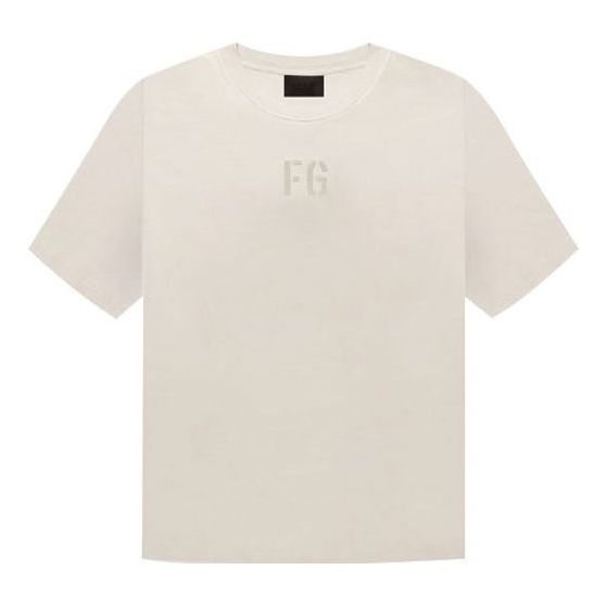 Fear of God the-seventh-collection FG Tee Vintage Concrete White FOG-FW20-014