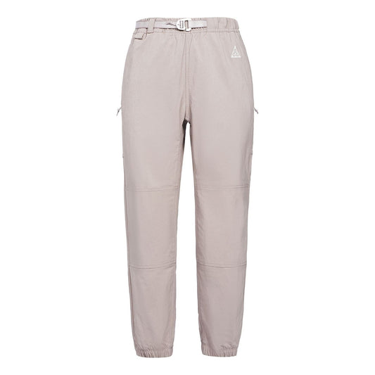 Men's Nike x ACG Solid Color Belt Breathable Casual Long Pants/Trousers Yellow CV0661-245