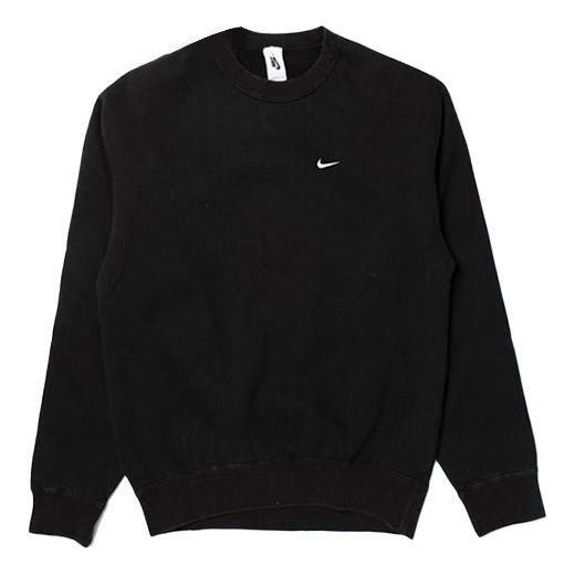 Nike Lab Nrg Fleece Crew Round Neck Pullover Black DA2252-010