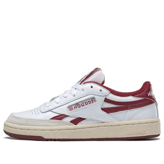(WMNS) Reebok Club C Revenge Sneakers White/Red FW7804