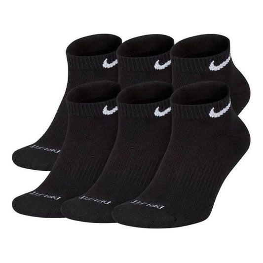 Men's Nike Logo Jacquard Sports 6 Black Socks SX7042-010