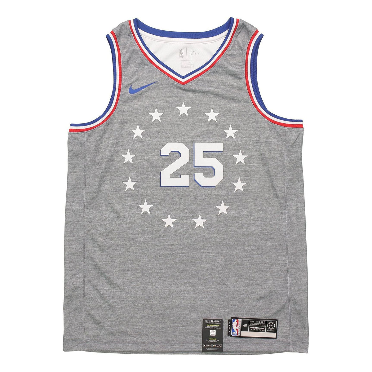 Nike Ben Simmons Philadelphia 76Ers City Edition Swingman Jersey Gray AJ4636-065