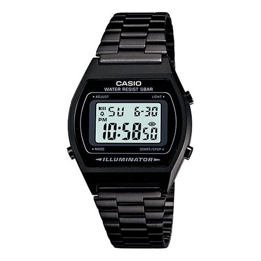 CASIO Waterproof Quartz Sports Analog Mens Black Digital B640WB-1A