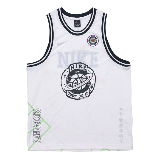 Nike DNA Summer Hoops Sports Top Men White CW4814-100