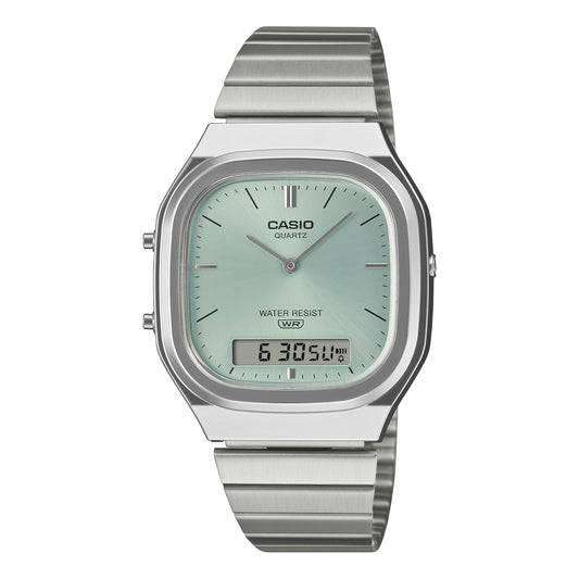 CASIO Vintage AQ-240 Series 'Silver Turquoise' AQ-240E-2A