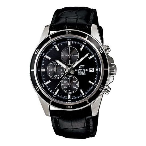 Men's CASIO EDIFICE Series Minimalistic Casual Watch Business Mens Black Analog EFR-526L-1AV