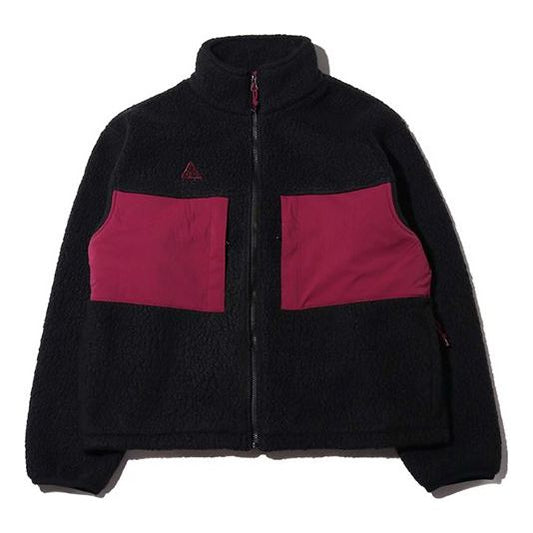 Nike Lab ACG Fleece Jacket 'Black Villain Red' CT2950-010