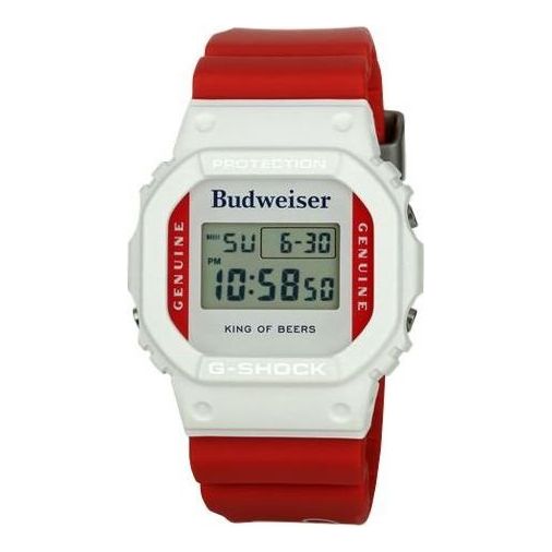 CASIO G-Shock Digital 'Red White' DW-5600BUD20-7