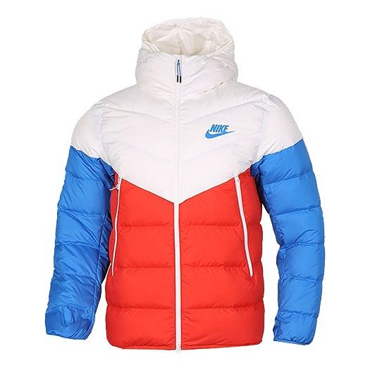 Nike Sportswear Windrunner Down Fill 'White Red Blue' 928834-133