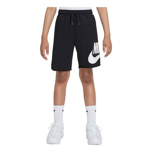 (PS) Nike Sportswear Fleece Shorts 'Black Wihte' AT3070-010