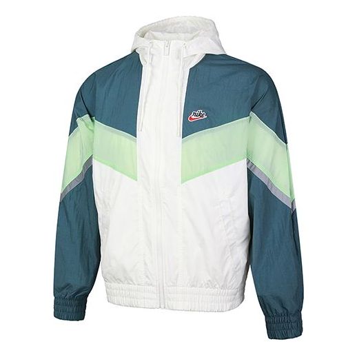 Nike Sportswear Windrunner+ Hooded Jacket Men White CZ0782-133
