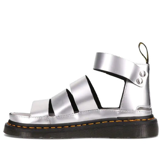 (WMNS) DrMartens Clarissa Thick Sole Sandals Silver 26687972