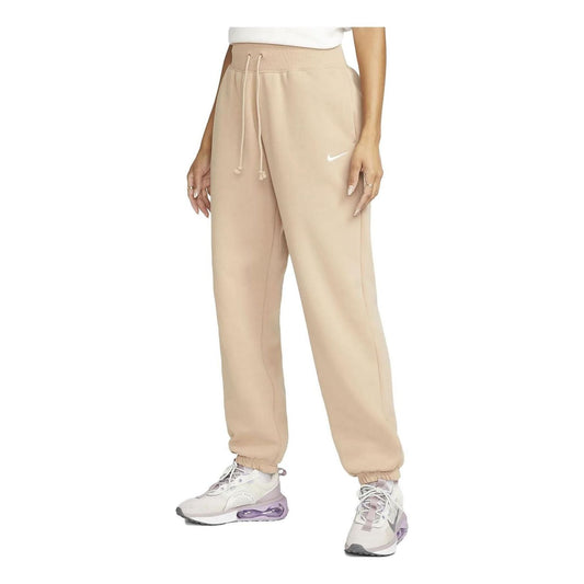(WMNS) Nike Sportswear Phoenix Fleece High-Waisted Oversized Tracksuit Bottoms 'Hemp' DQ5887-200
