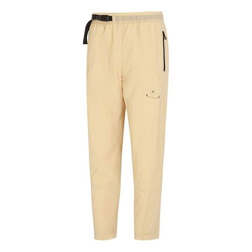 Men's Nike J 23E Woven Pant Solid Color Casual Knit Sports Pants/Trousers/Joggers Autumn Khaki DQ8067-252