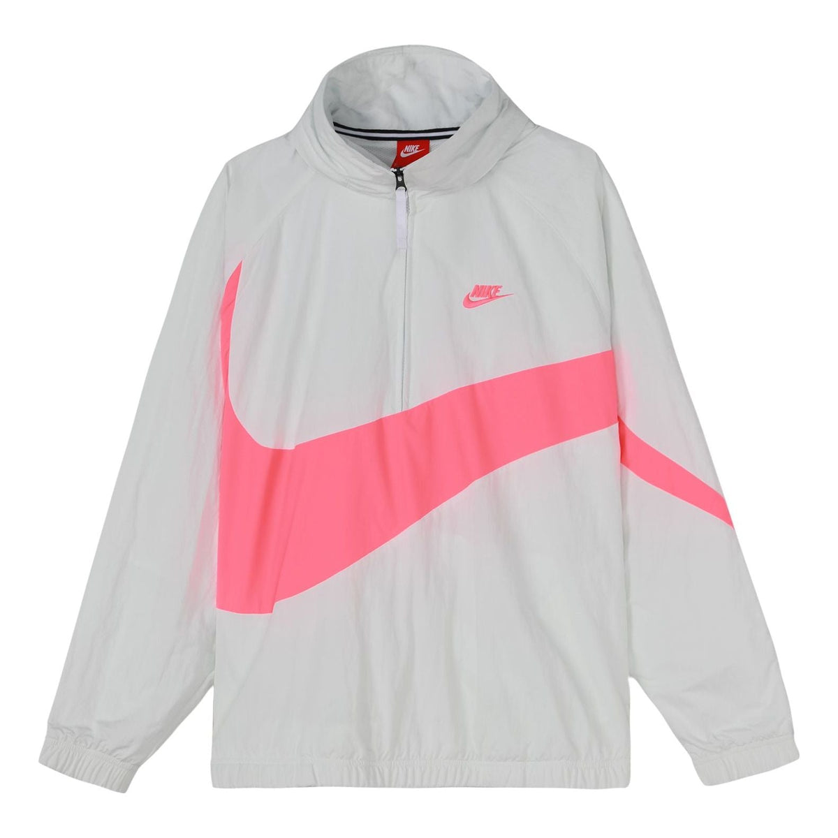Nike Big Swoosh Half Zipper Jacket White AJ1404-122