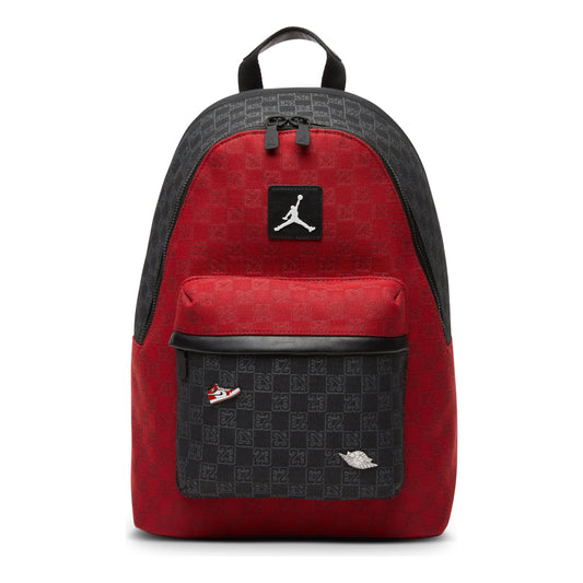 Jordan Monogram Backpack 20L 'Black Red' FJ6784-636