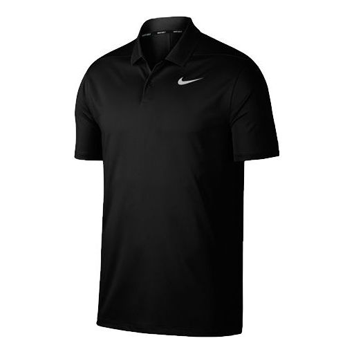 Nike Golf Dry Victory Casual Sports Short Sleeve Polo Shirt Black 891858-010