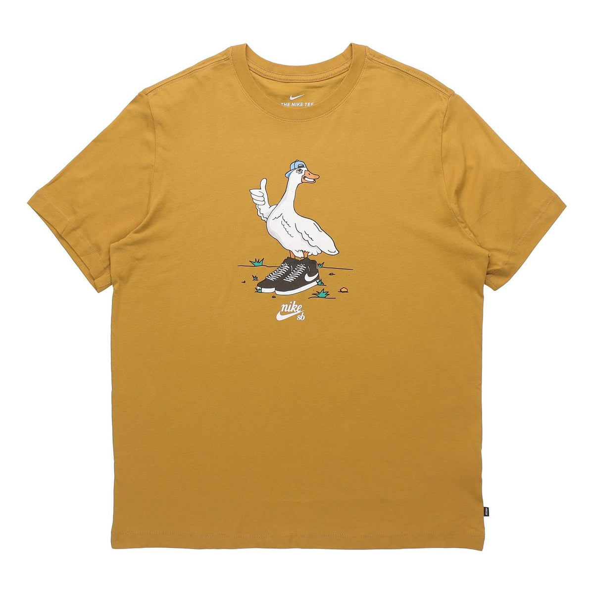 Nike Large Skateboard Short Sleeve Yellow BV7066-790