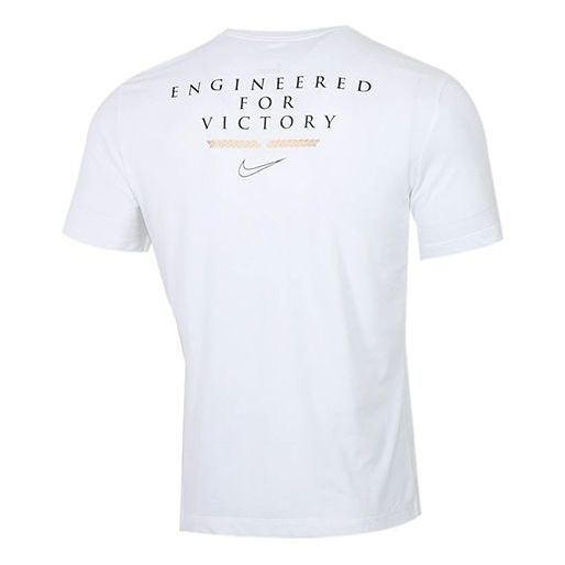 Nike Dri-FIT Engineered for Victory Basketball Short Sleeve White CV1039-100