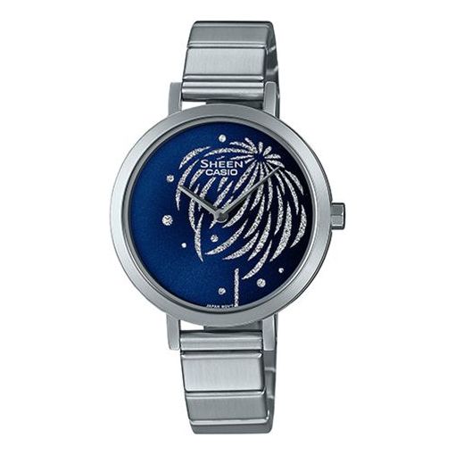 CASIO SHEEN Series Subject Minimalistic Business Casual SHE-C130D-2AUPFY-person Watch Blue Analog SHE-C130D-2AUPFY-PERSON