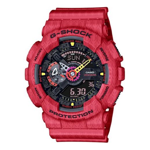CASIO G-Shock Analog-Digital 'Red' GA-110SGH-4AJR