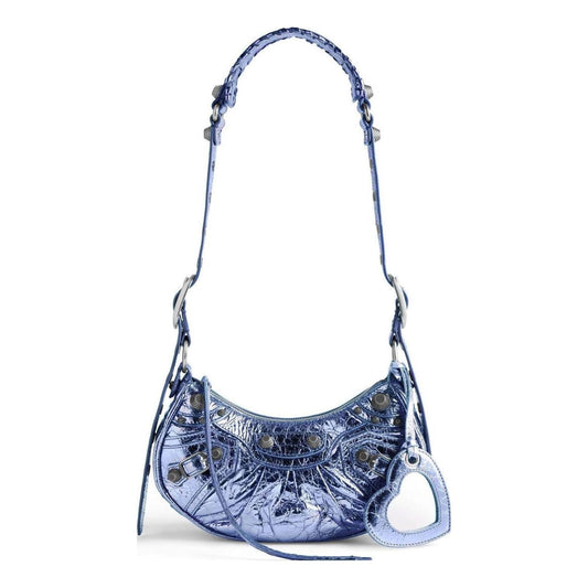 (WMNS) Balenciaga Le Cagole XS Shoulder Bag Metallized 'Purple' 6713090GT3Y5214