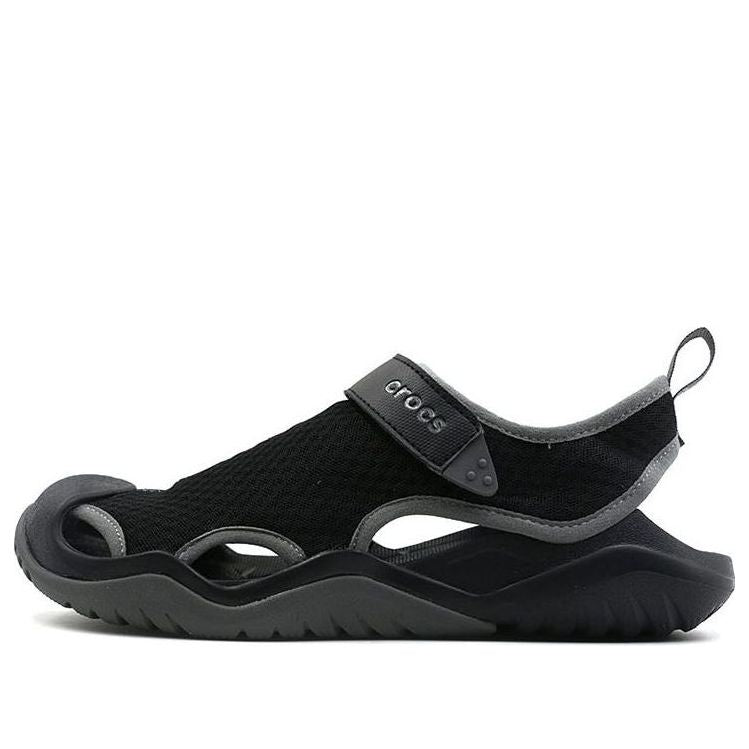 Crocs Swiftwater Sandals 'Black Dark Grey' 205289-001