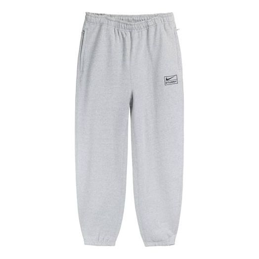 Nike x Stussy Sweatpants 'Dark Grey Heather' DJ9490-063