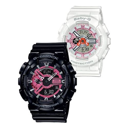 CASIO G-Shock Analog-Digital 'Black White' SLV-19A-1APFFL