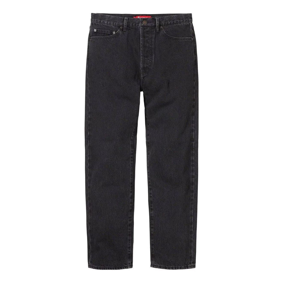 Supreme FW23 Week1 Stone Washed Pants 'Black' SUP-FW23-045