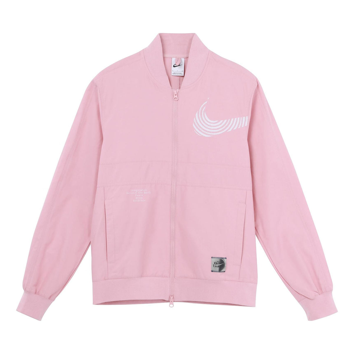 Men's Nike Sportswear Athleisure Casual Sports Woven Jacket Autumn Pink Red DM7900-603